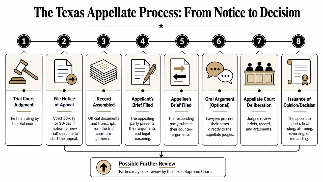 The Texas Appellate Process From Notice to Decision