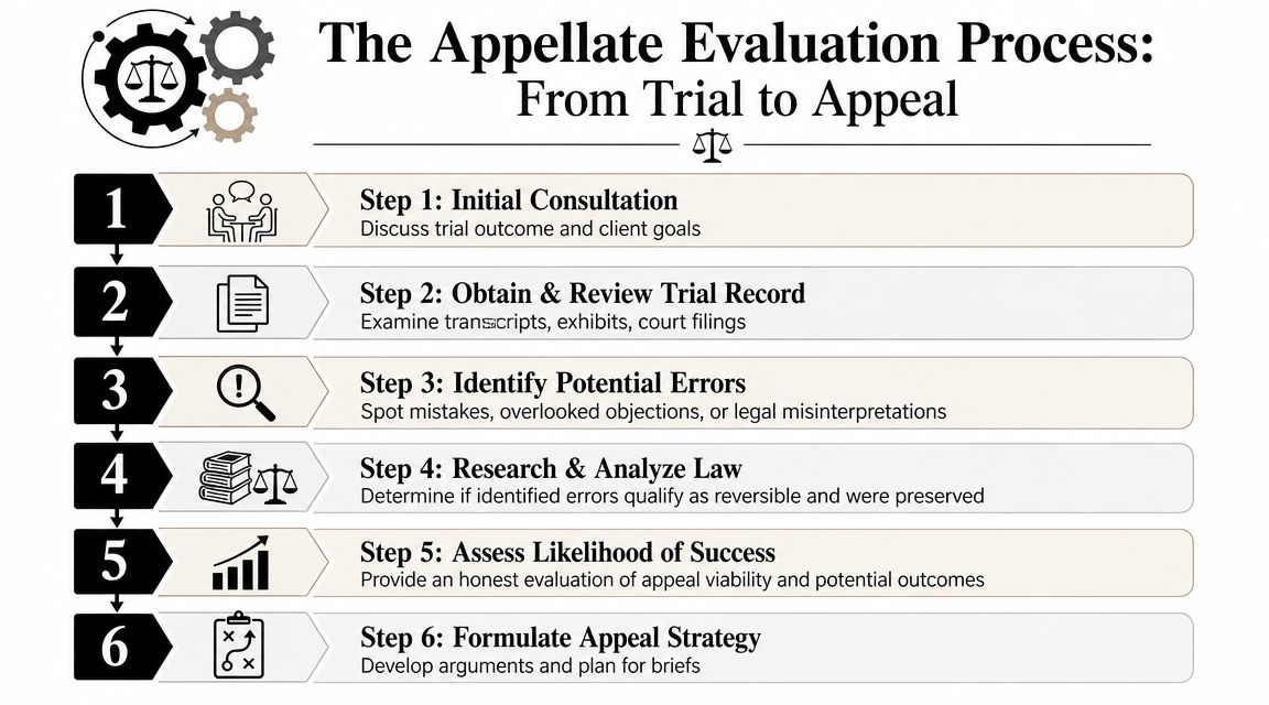 How an Appellate Attorney Evaluates Your Case for Appeal